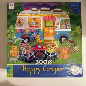 Like New 300 Piece Jigsaw Puzzle “Happy Camper” by Ceaco